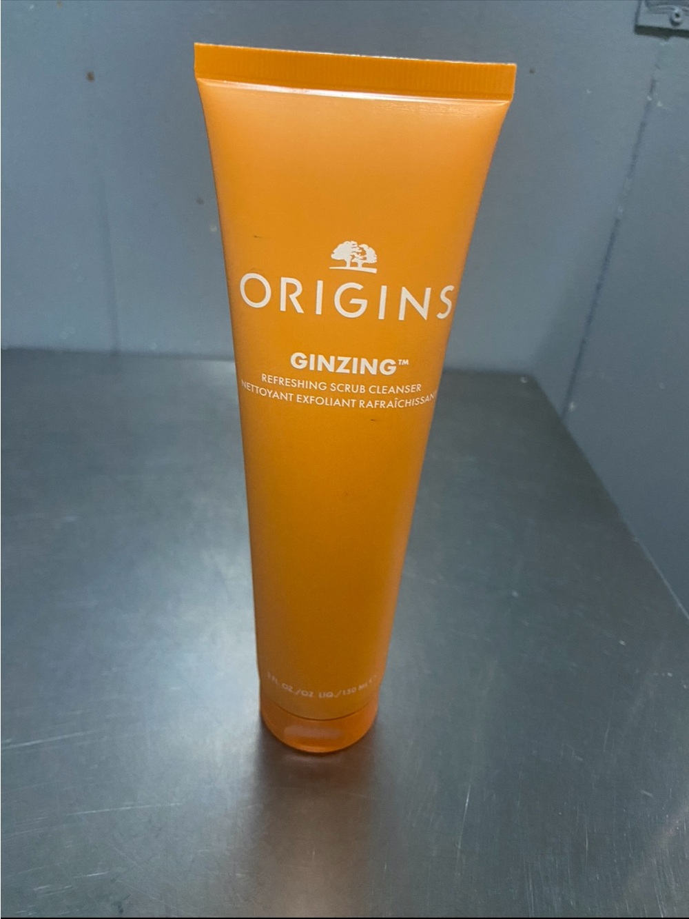 Origins GinZing Refreshing Scrub Cleanser - Bright Orange Tube 5fl oz